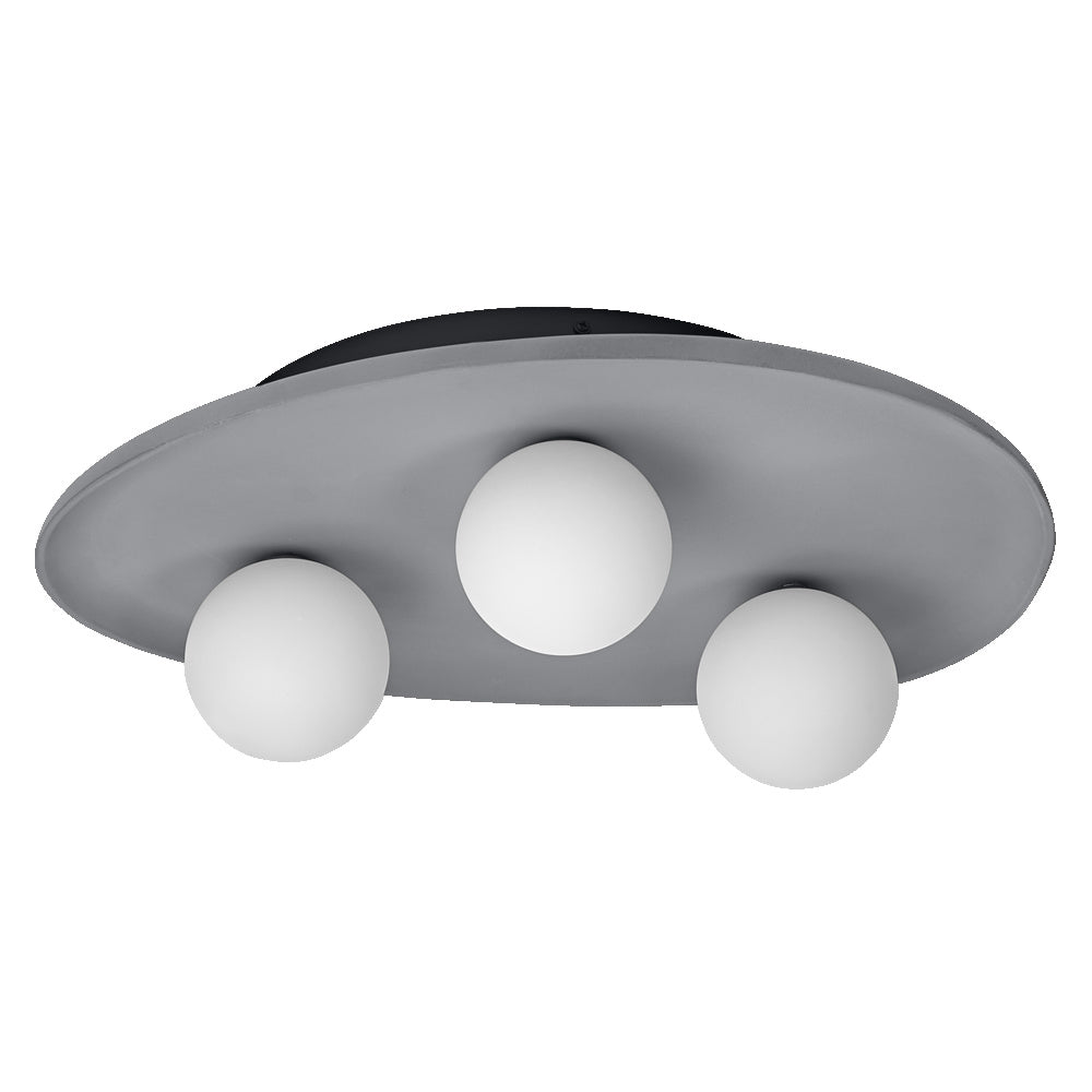 LEDVANCE LED-Anbauleuchte 10W gr Decor Concrete Nest Ceiling 3XG9 Gr