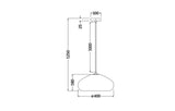 LEDVANCE LED-Pendelleuchte 1LED br E27 Decor Cardboard Drop Pendant E27 Br sym