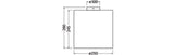 OSRAM-LEDVANCE LED-Anbauleuchte 1-50W br Decor Cardboard Cylinder Table E27
