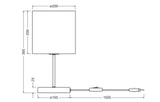 OSRAM-LEDVANCE LED-Wohnraumleuchte 50W Decor Cardboard Cylinder Table E27 br
