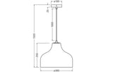 OSRAM-LEDVANCE LED-Pendelleuchte 1LED br Decor Cardboard Hat Pendant E27 Bro E27