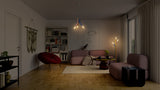 LEDVANCE LED-Pendelleuchte 3LEDs mehrf Decor Straw Pendant 3XE27 Multicolo E27