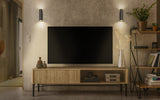 LEDVANCE LED-Wandanbauleuchte 10W sw Decor Drums Wall Updown 2XGU10 Blac