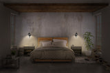 LEDVANCE LED-Wandanbauleuchte 5W 3000K Decor Fuji Wall 5W 930 Black 180lm sw