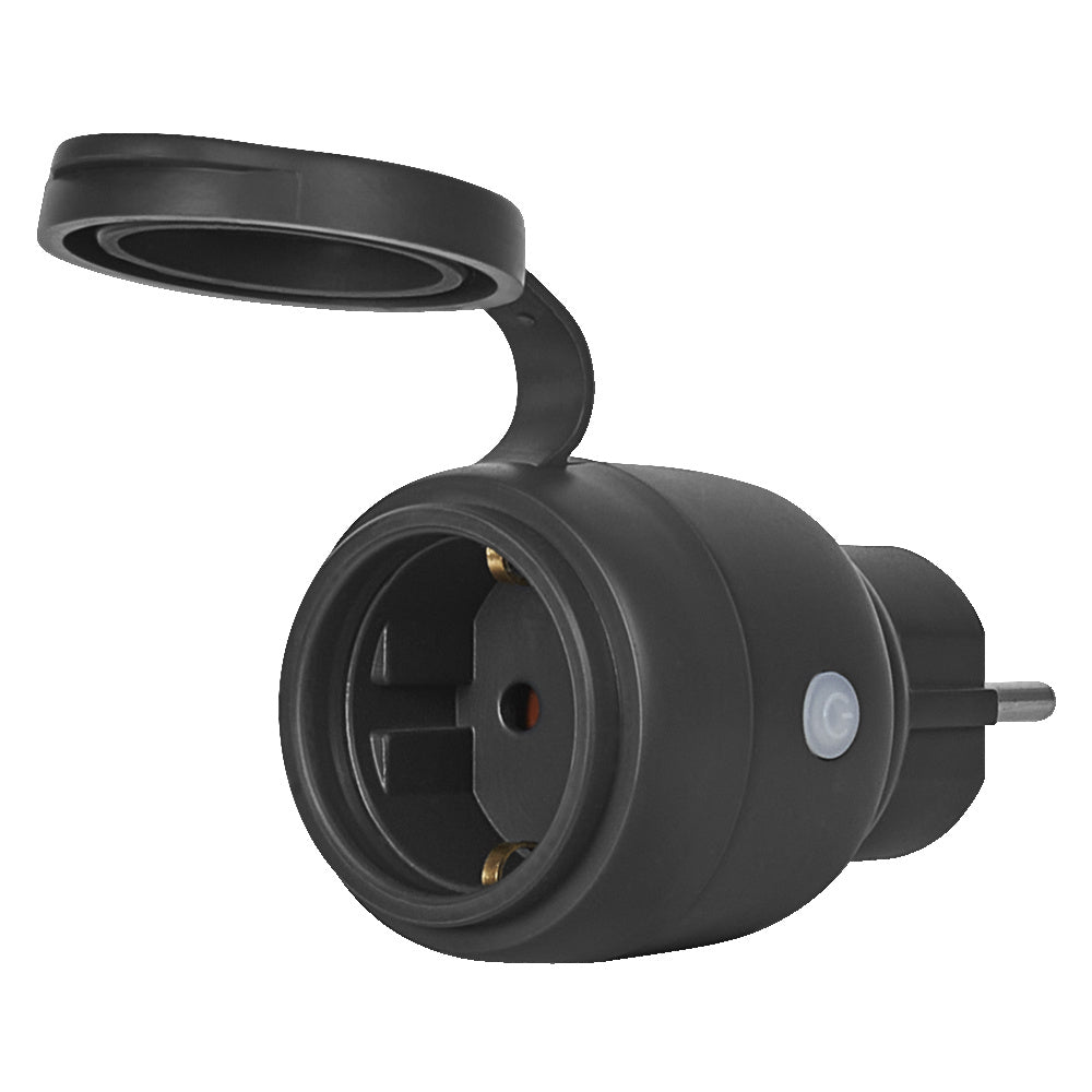 LEDVANCE Steckdose 1f sw mt IP44 SMART+ WIFI MATTER COMPACT OUTDOOR