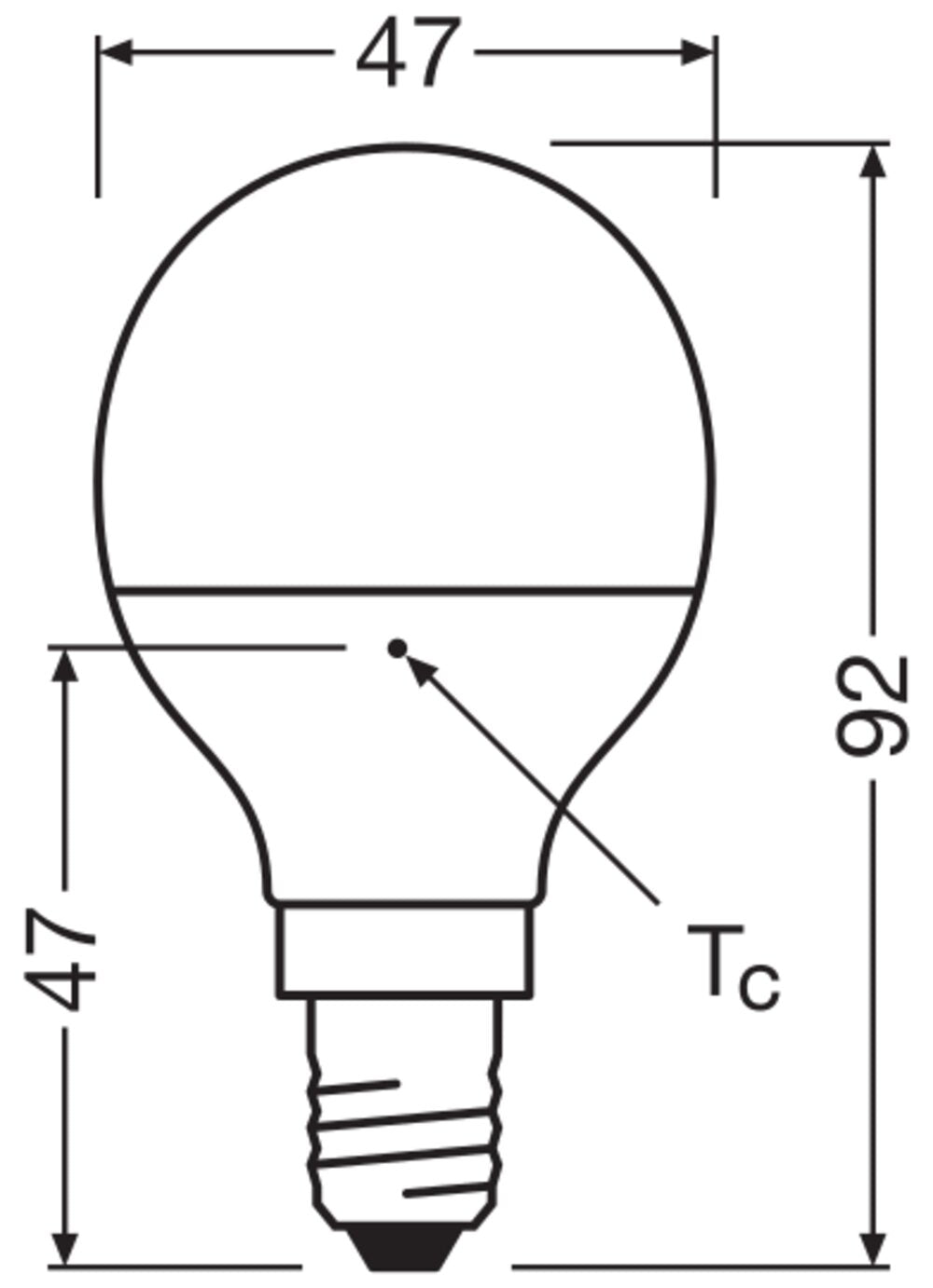 OSRAM LED-Lampe E14 P45 4,9W 2700-4000K LED Superstar P 40 Relax/Active/Sle ws