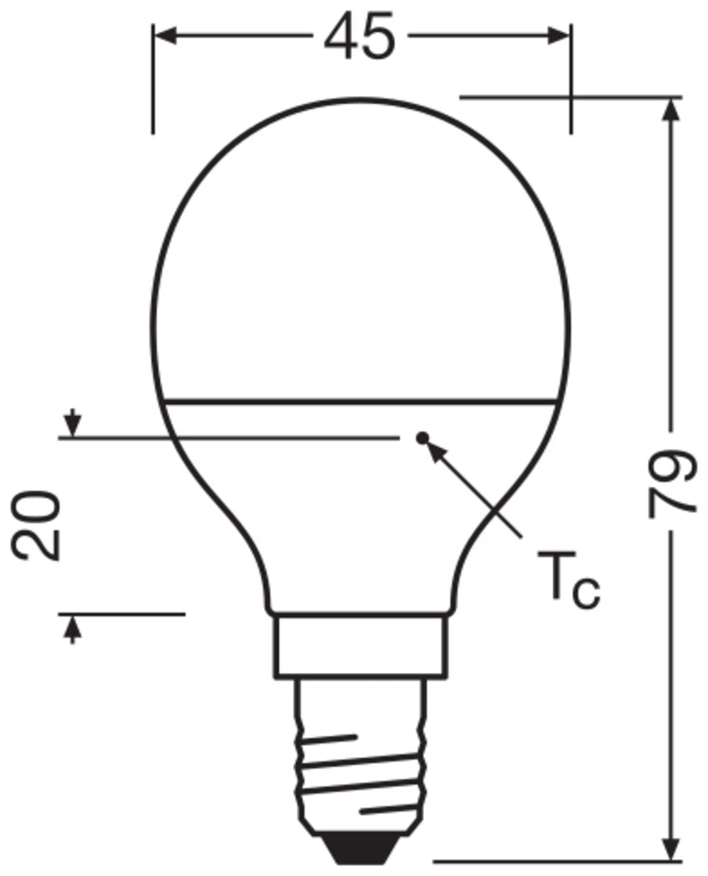 LEDVANCE LED-Lampe E14 4,9W 2700K ws F LED Classic P 40 S 4.9W 927 Frosted 470l