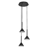 LEDVANCE LED-Pendelleuchte 3LEDs 3000K Decor Fuji 3XPendant PL 13W 930 Bla 500l