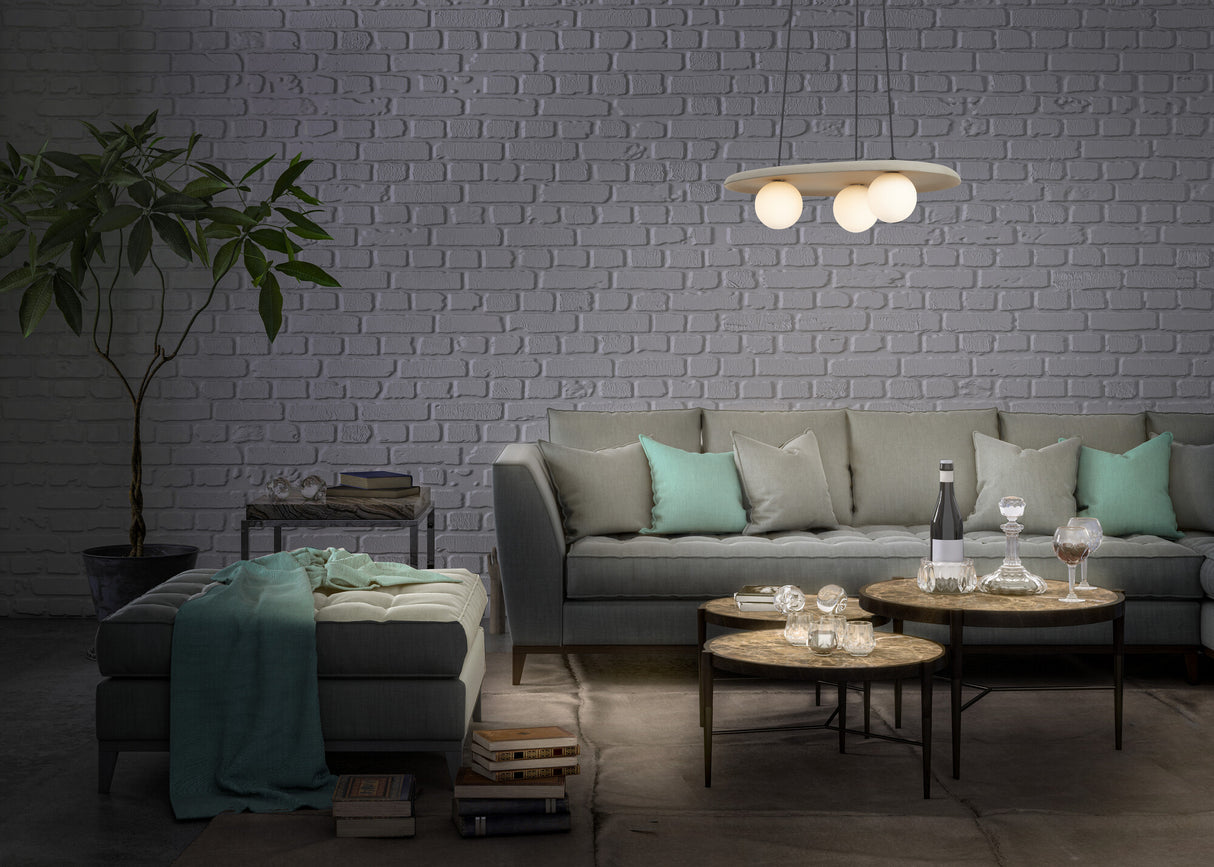 LEDVANCE LED-Pendelleuchte 3LEDs gr G9 Decor Concrete Nest Pendant 3XG9 Gr sym