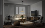 LEDVANCE LED-Pendelleuchte 1LED gr E27 Decor Concrete Sala Pendant E27 Dar sym