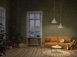 LEDVANCE LED-Pendelleuchte 1LED gr E27 Decor Concrete Wood Pendant 220 mm sym