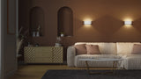 LEDVANCE LED-Wandanbauleuchte 60W ws Decor Plaster Routes Wall Up 310 1X