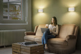 LEDVANCE LED-Wandanbauleuchte 60W ws Decor Plaster Band Wall 255 1XE27