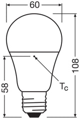 OSRAM LED-Lampe E27 A40 4,9W 2700-4000K LED Superstar A 40 Relax/Active/Sle ws