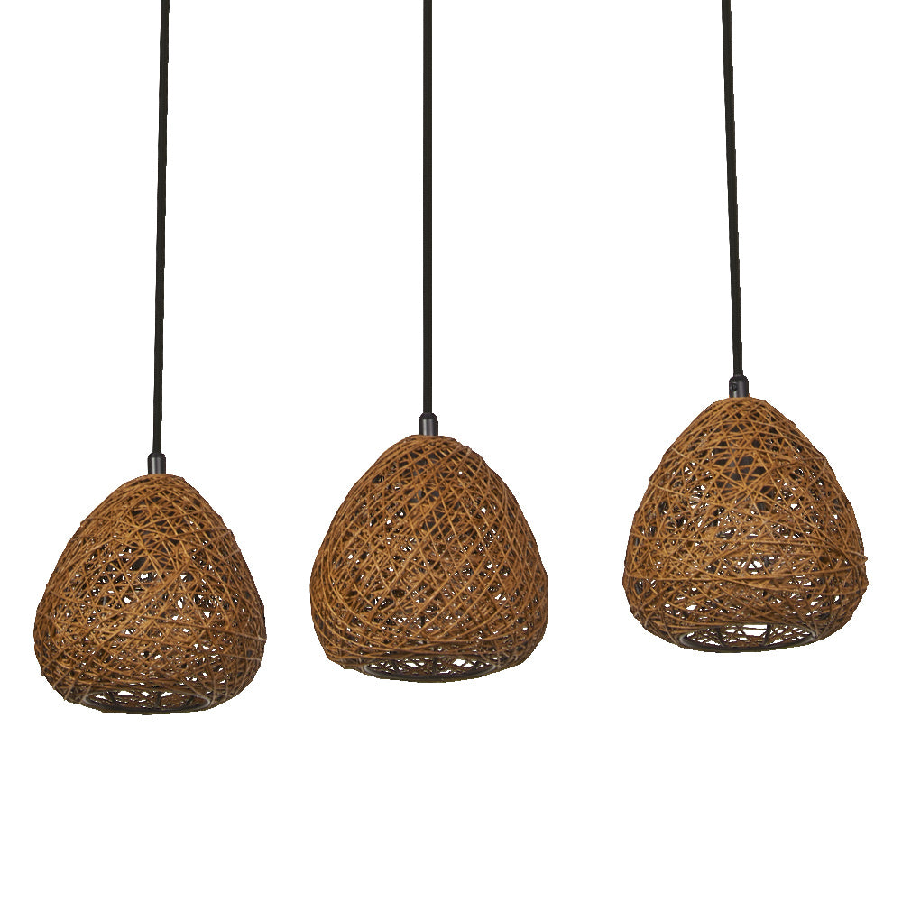 LEDVANCE LED-Pendelleuchte 3LEDs bg E27 Decor Paper Drop Pendant Linear 3XE sym