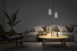 LEDVANCE LED-Pendelleuchte 1LED gr E27 Decor Concrete Sim Pendant E27 Dark sym