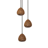 LEDVANCE LED-Pendelleuchte 3LEDs bg E27 Decor Paper Drop Pendant Plate 3XE2 sym
