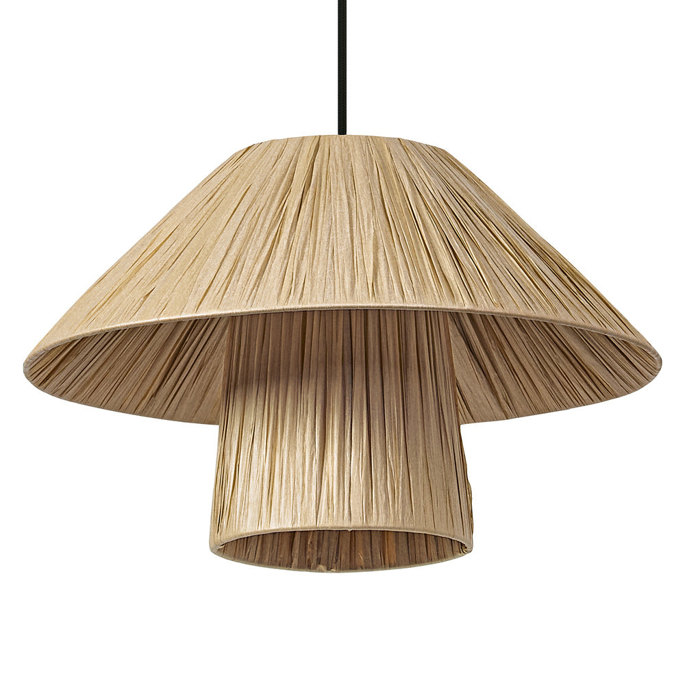 LEDVANCE LED-Pendelleuchte 1LED br E27 Decor Bamboo Paper Hut Pendant 400 sym