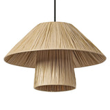 LEDVANCE LED-Pendelleuchte 1LED br E27 Decor Bamboo Paper Hut Pendant 400 sym