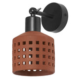 LEDVANCE LED-Wandanbauleuchte 60W br Decor Clay Windows Wall 1XE27 Brown