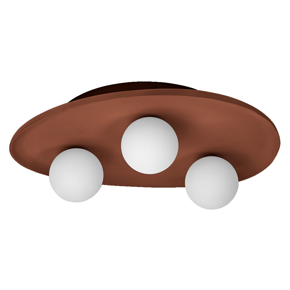 LEDVANCE LED-Anbauleuchte 10W br Decor Clay Nest Ceiling 3XG9 Brown