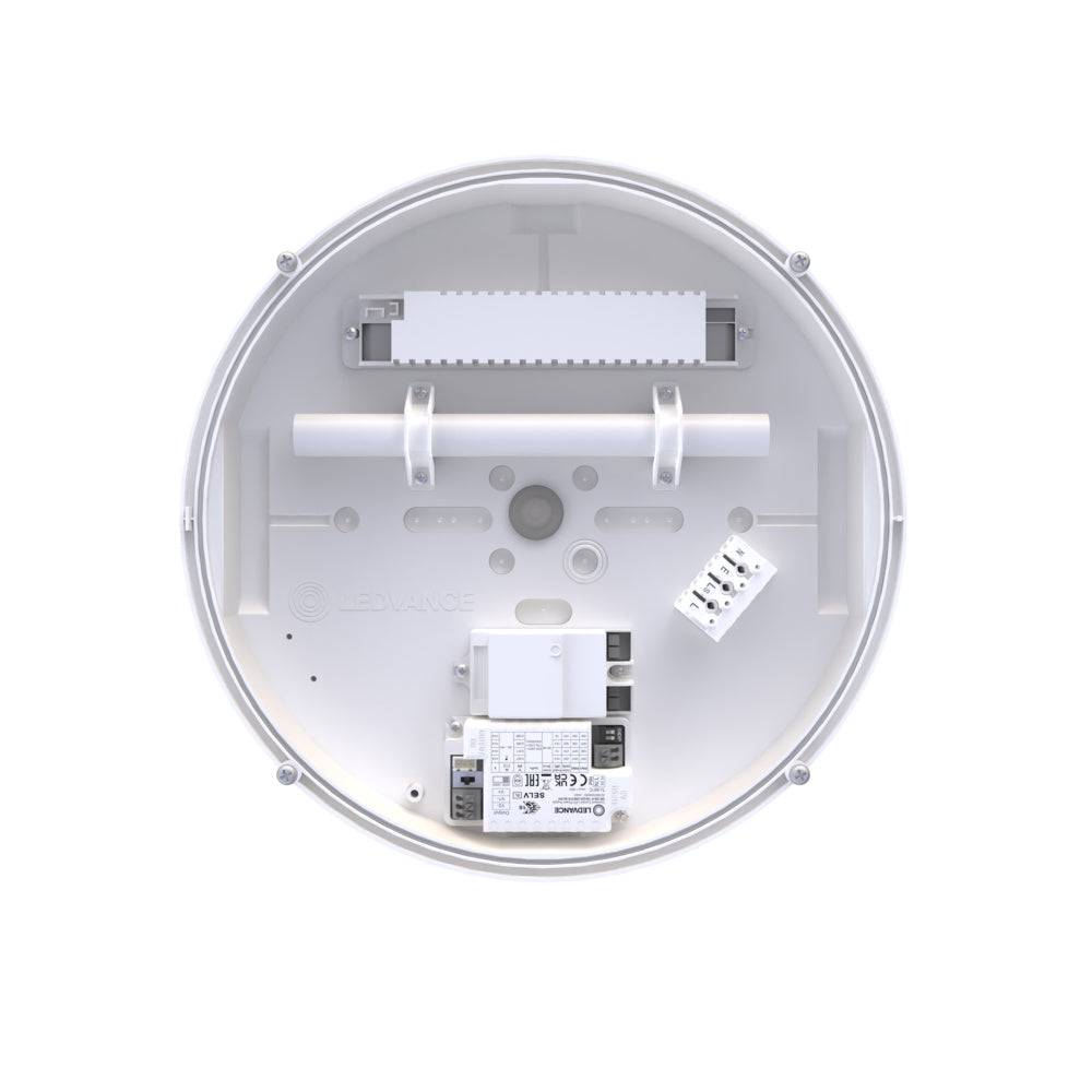 LEDVANCE LED-Anbauleuchte 12,5-19,5W sw BLKH RD EL 300 P 19.5W MS 840BK 3000-400