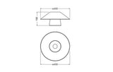 LEDVANCE LED-Anbauleuchte 60W br Decor Bamboo Paper Hut Ceiling 400