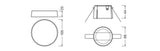 OSRAM-LEDVANCE Aufputzgehäuse ws mt SENSOR CEILING MOUNTING KIT Zubehör