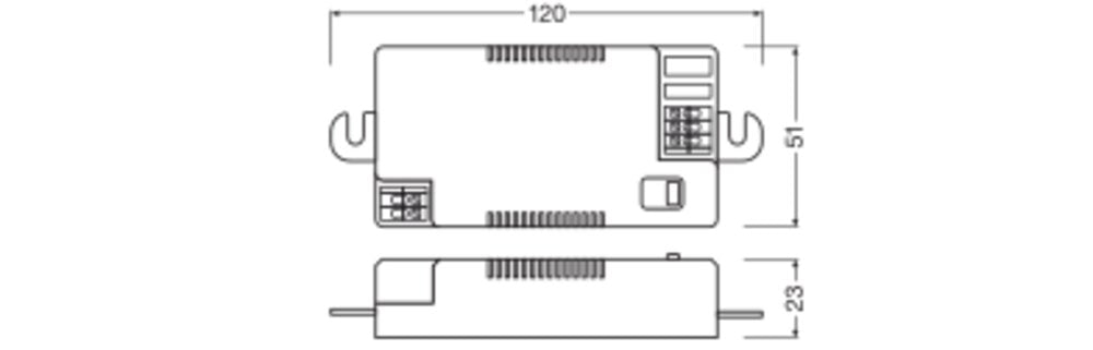 LEDVANCE LED-Trafo 27W 650mA IP20 Kstgeh DR DS SENS-P- 27/220-240V/650 SF FL dyn