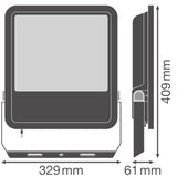 LEDVANCE LED-Anbaustrahler 115-133W EVG FL AREA V 133W ML 840 A48X85 BK 1LED sw
