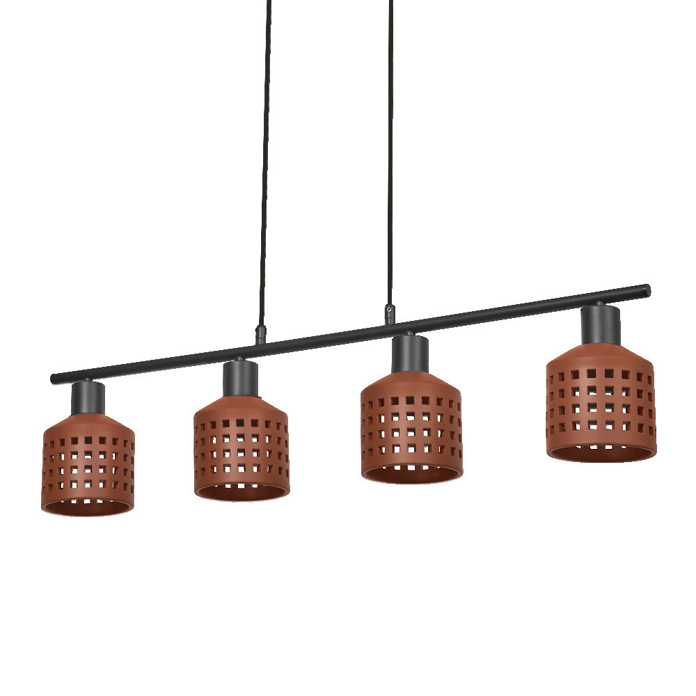 LEDVANCE LED-Pendelleuchte 4LEDs br E27 Decor Clay Windows Pendant LN 4XE27 sym