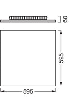 LEDVANCE LED-Panel 595x595mm 40W 3000K Planon Frameless 600x600mm 40W 830 3300l