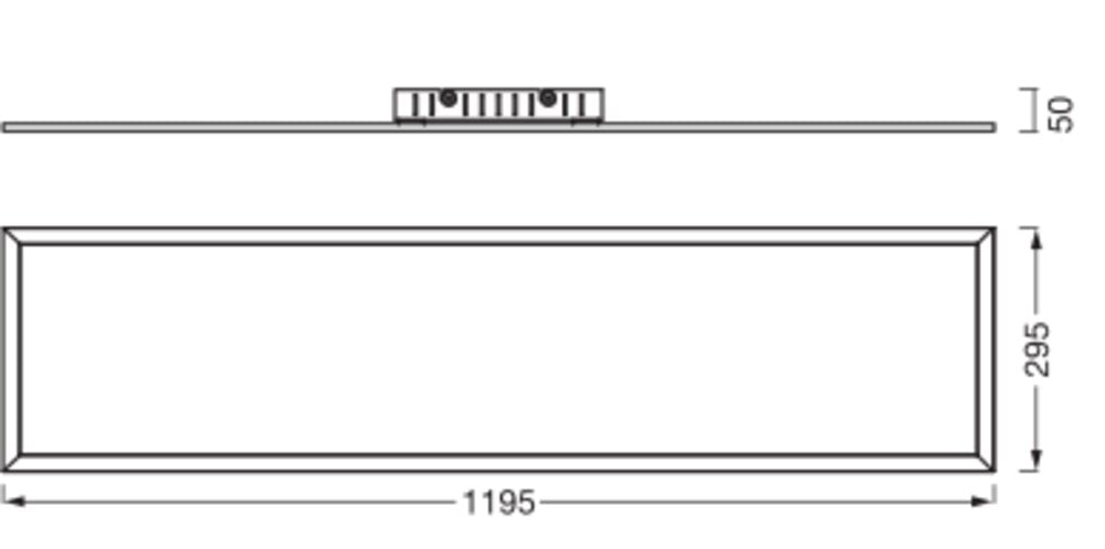 LEDVANCE LED-Panel 1195x295mm 36W 3000K Planon Plus 1200x300mm 40W 830 Whit 3100
