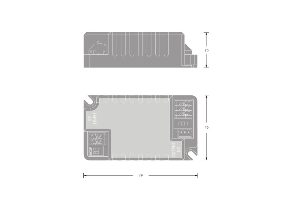 LEDVANCE LED-Trafo 10W 350mA IP20 Kstgeh DR DS-P- 10/220-240/350 BLKH dyn