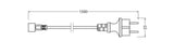 LEDVANCE Anschlussset ws 1590x23x23mm LS AY AC PLUG EU IP44 Zubehör