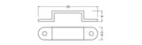 LEDVANCE Montageclip tra 29x6x6,5mm IP00 LS AY AC-12 SMB Zubehör