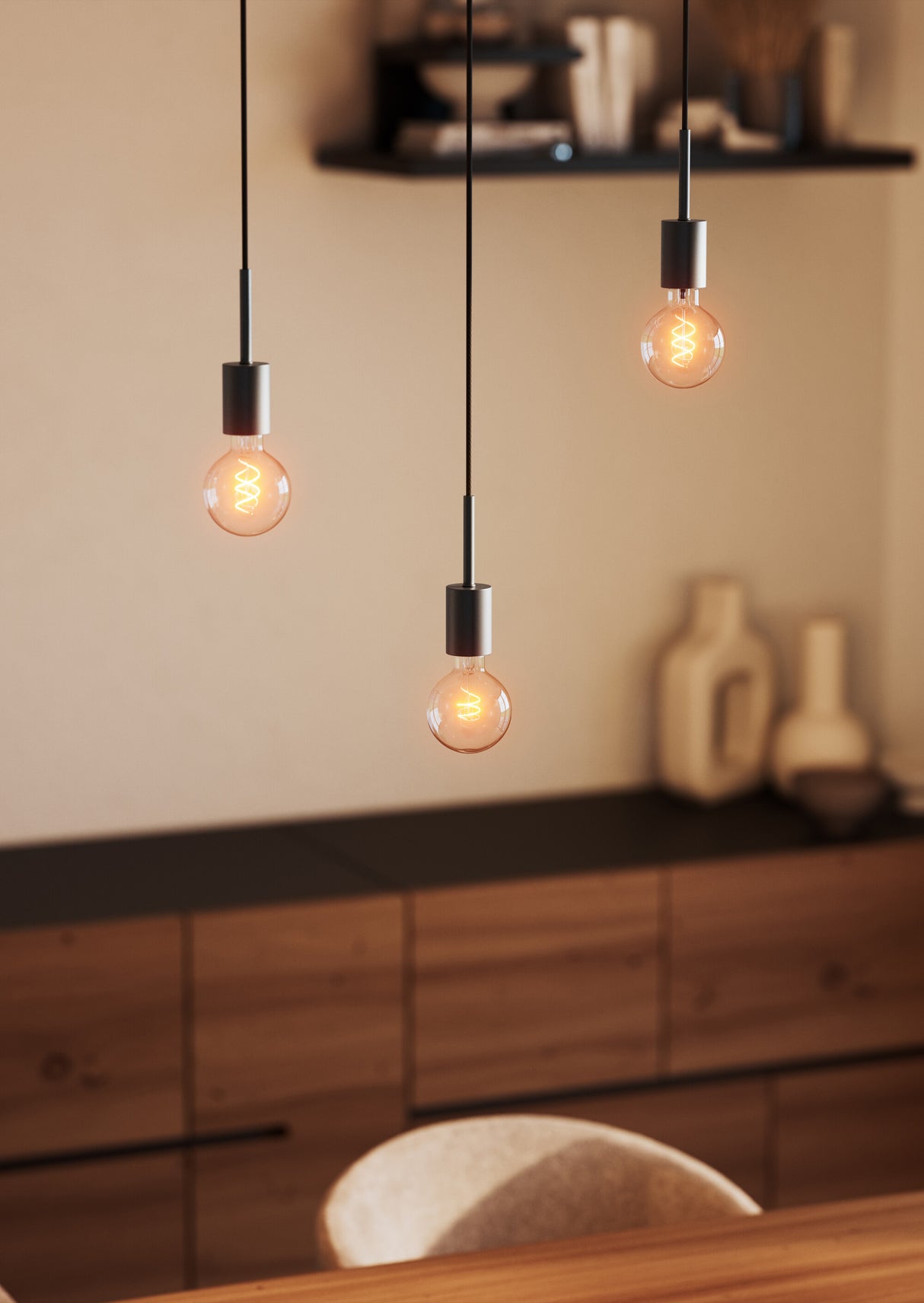 LEDVANCE LED-Pendelleuchte 1LED gr E27 Vintage 1906 PenduLum Needle Dark G sym