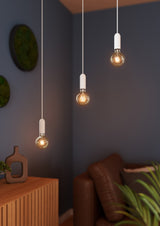 LEDVANCE LED-Pendelleuchte 1LED E27 sym Vintage 1906 PenduLum Round White IP20