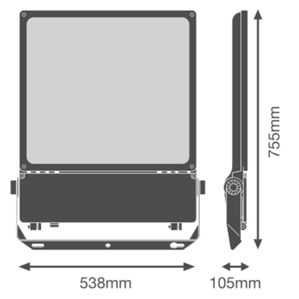 LEDVANCE LED-Anbaustrahler 450W Konv ws FL FLEX P 450W ML 840 R20 WAL 1LED ws