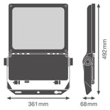 LEDVANCE LED-Anbaustrahler 130W Konv ws FL FLEX P 130W ML 830 R60 WAL 1LED ws