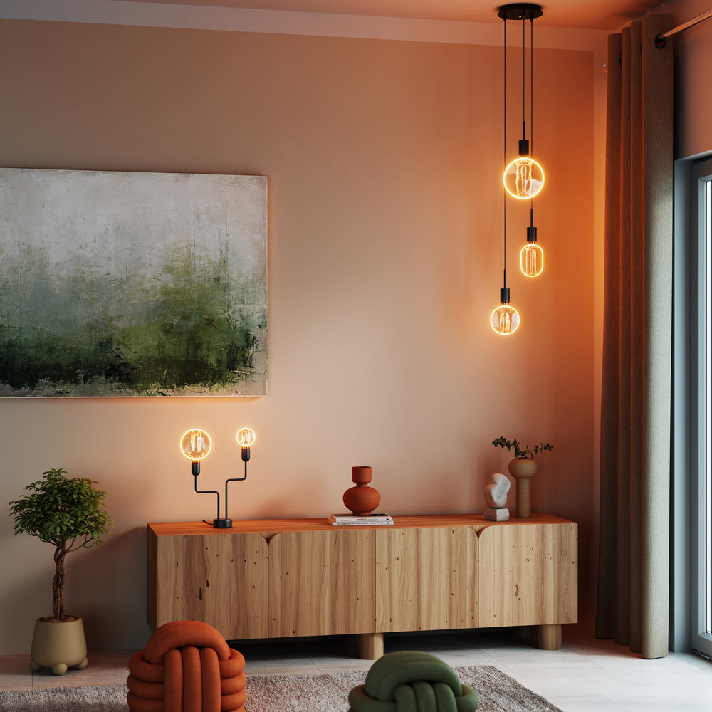 OSRAM LED-Kugellampe FM E27 4W 1800K go 1906 Globe 183 Filament O Lamp DIM 220lm