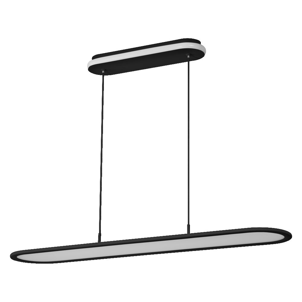 LEDVANCE LED-Pendelleuchte 1LED 4000K sw Office Line Panel Ellipse 57W 940 B 2700
