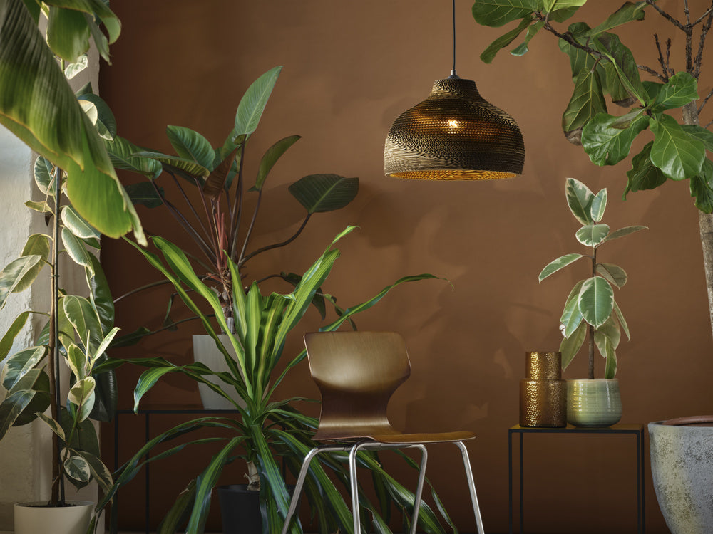 OSRAM-LEDVANCE LED-Pendelleuchte 1LED br Decor Cardboard Hat Pendant E27 Bro E27