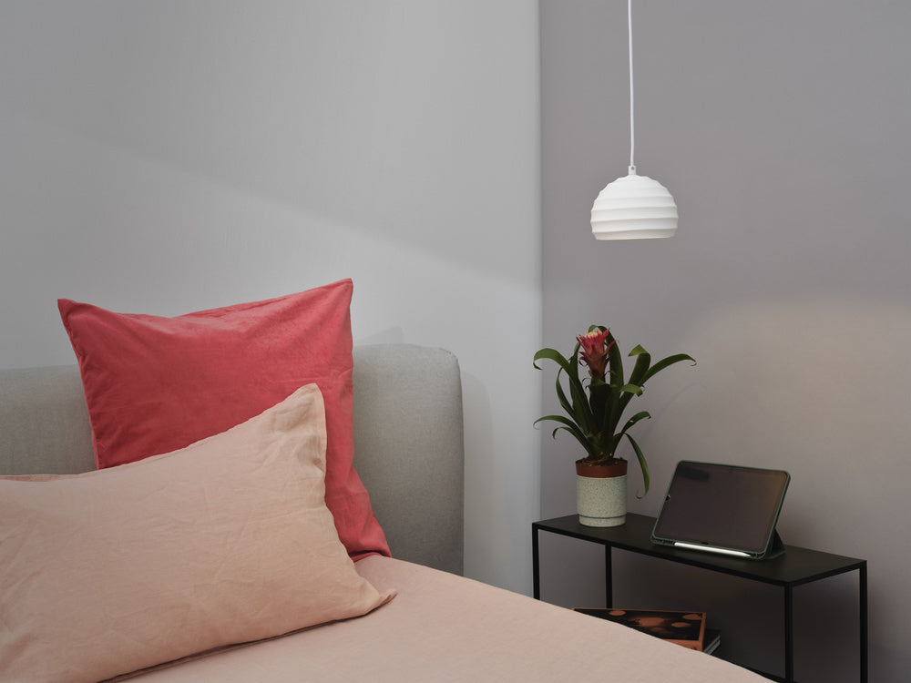 LEDVANCE LED-Pendelleuchte 1LED E27 sym Decor Plaster Cup Pendant E27 White IP20