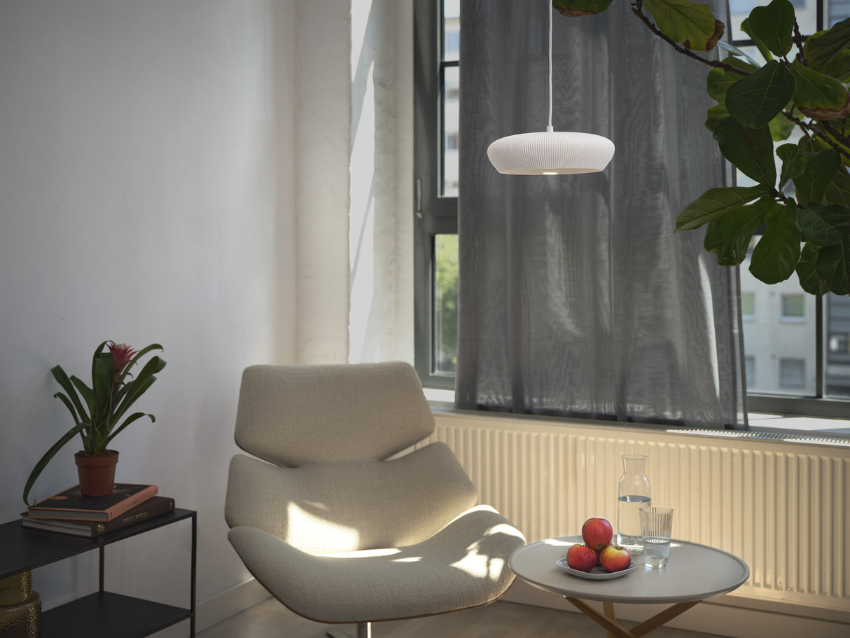 LEDVANCE LED-Pendelleuchte 1LED E27 sym Decor Plaster Pure Pendant 280 E27 IP20