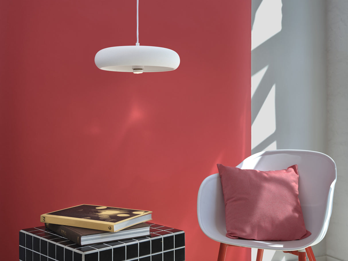 LEDVANCE LED-Pendelleuchte 1LED E27 sym Decor Plaster Pure Pendant 300 E27 IP20