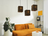 OSRAM-LEDVANCE LED-Pendelleuchte 3LEDs Decor Cardboard Square Pendant 3XE2 br