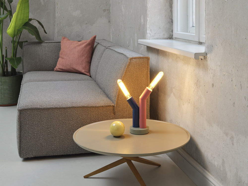 LEDVANCE LED-Wohnraumleuchte 15W mehrf Decor Straw Table 2XE27 Multicolor