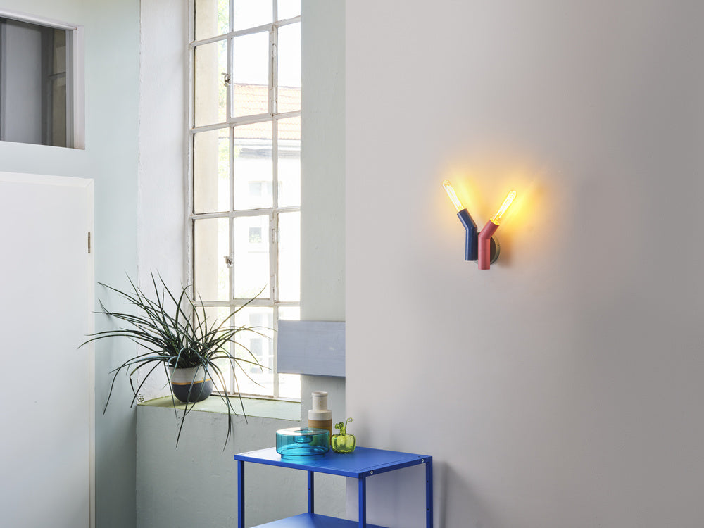 LEDVANCE LED-Wandanbauleuchte 10W mehrf Decor Straw Wall 2XE27 Multicolor