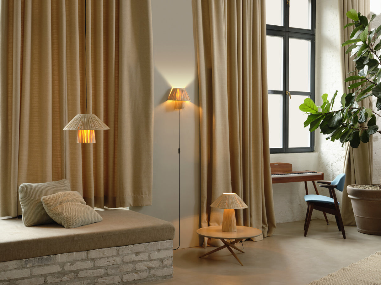 LEDVANCE LED-Wohnraumleuchte 60W br Decor Bamboo Paper Hut Table 1XE27